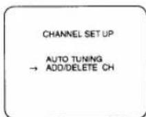 SYLVANIA 2945LF - TO DELETE OR ADD CHANNELS - 4