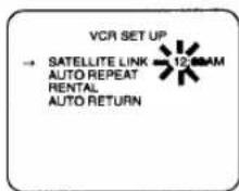 SYLVANIA 2945LF - Select "SATELLITE LINK" - 1