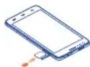 TCL S850 - 插入或取出SIM卡 - 3