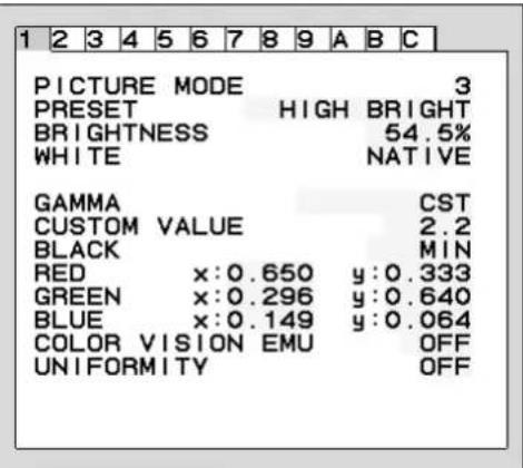 NEC MultiSync LCD-P242W-B5 - PICTURE MODE機能 - 1
