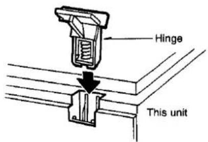 Hinge This unit