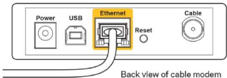 LINKSYS EA9500 - Thông báo Chưa cắm cáp Internet - 2