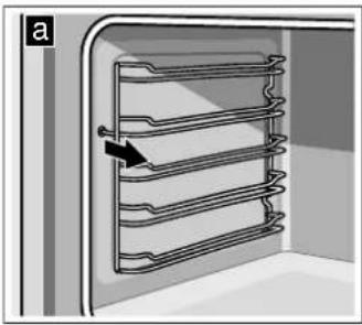 SIEMENS VB558C0S0W - Detaching the shelf supports - 1