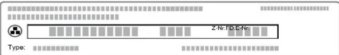 SIEMENS VB558C0S0W - E number and FD number - 1