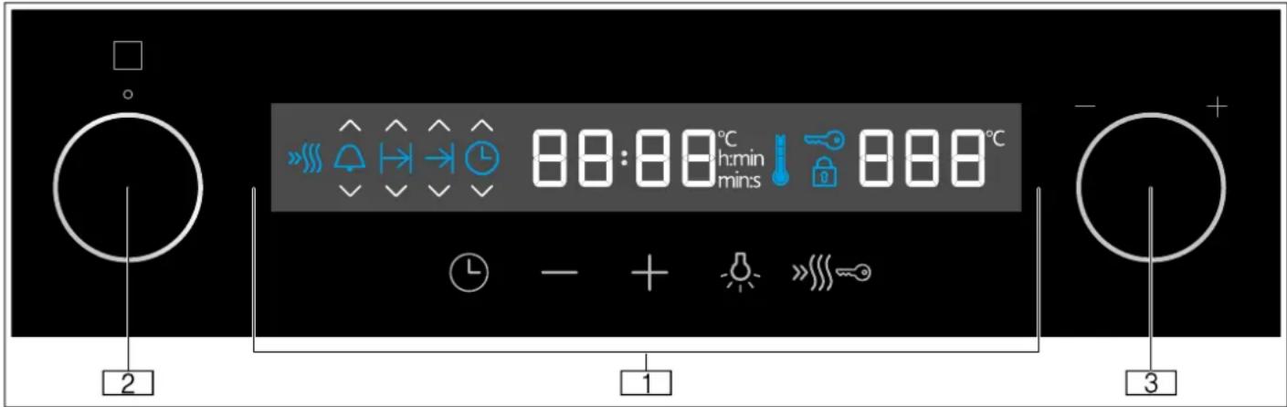 SIEMENS VB558C0S0W - Control panel - 1