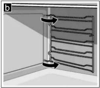 SIEMENS VB558C0S0W - Detaching the shelf supports - 2