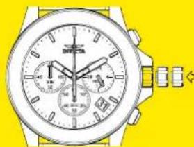 INVICTA Pro Diver 14340 - Adjusting the Stopwatch Hand Position - 3