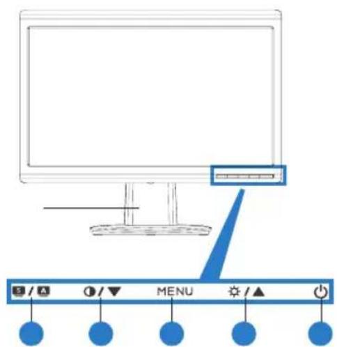 ASUS VH192D - Främre vy - 2