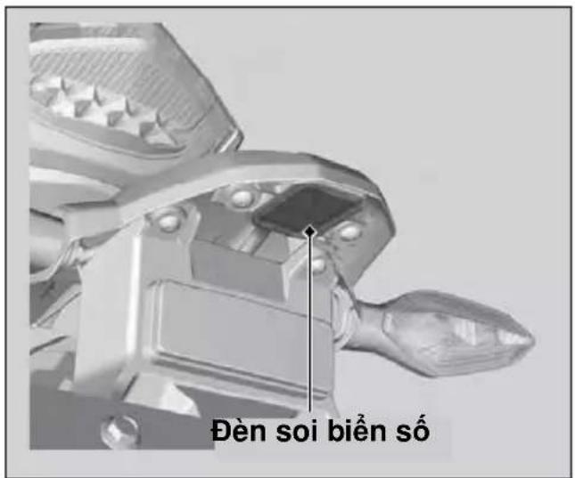 Đèn soi biển số