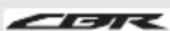 Honda Fireblade CBR1000 (2019) - Logo CBR - 1