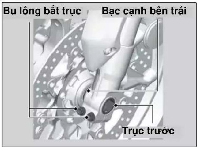 Bu lông bắt trục Bạc cạnh bên trái Trục trước
