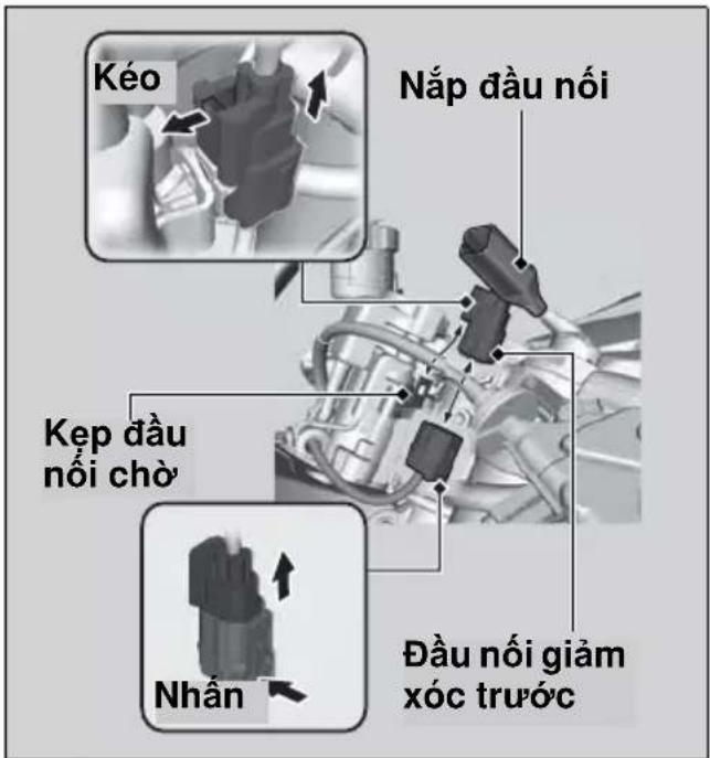 Kéo Nắp đầu nối Kẹp đầu nối chòu Nhân Đầu nối giảm xóc trước