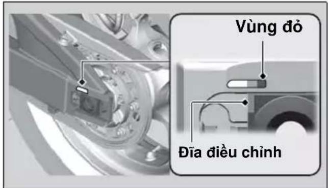 Vùng đỏ Đĩa điều chỉnh