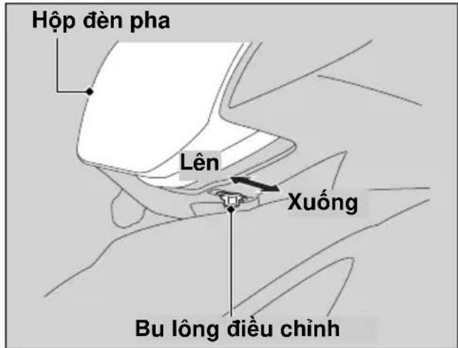 Hộp đèn pha Lên Xuống Bu lông điều chỉnh