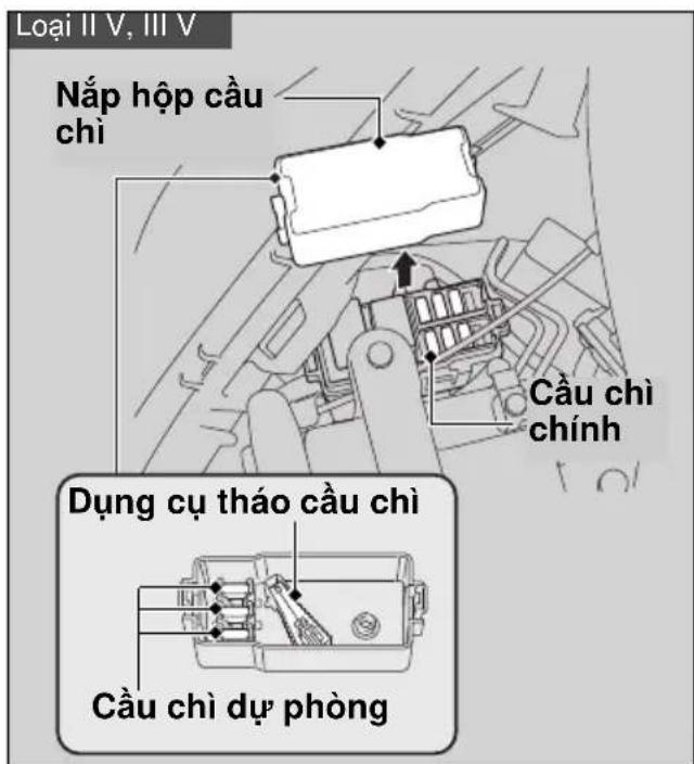 Loại II V, III V Nắp hộp cầu chỉ Cầu chỉ chính Dụng cụ tháo cầu chỉ Cầu chỉ dự phòng