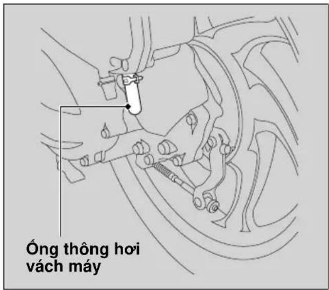 Óng thông hơi vách máy
