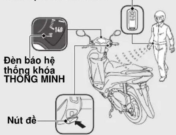 Đèn báo hệ thống khóa THỔNG MINH Nút đề