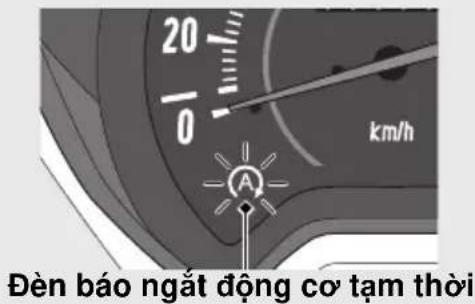 20 - 0 km/h A Đèn báo ngắt động cơ tạm thời