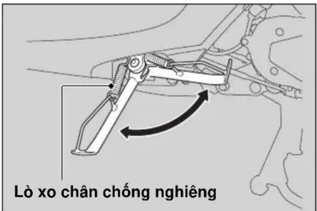 Lò xo chân chóng nghiêng