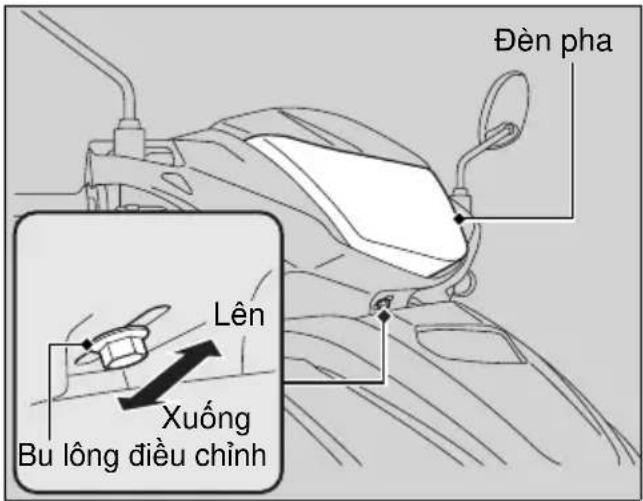 Đèn pha Lên Xuống Bu lông điều chỉnh
