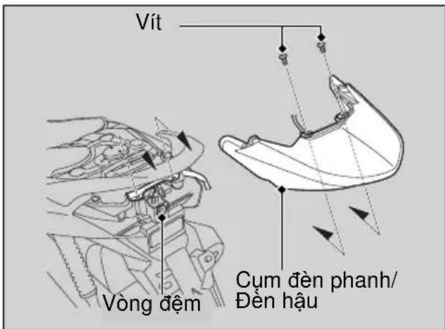 Vít Vòng đêm Cụm đèn phanh/ Đền hậu