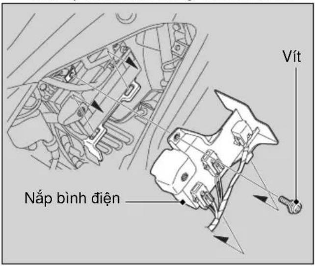 Nắp bình điện Vít