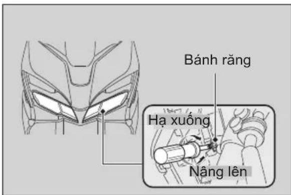 Bánh răng Hạ xuống Nâng lên