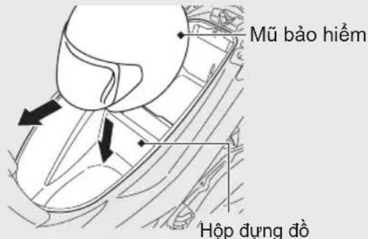 Mũ bảo hiểm Hộp dựng đồ