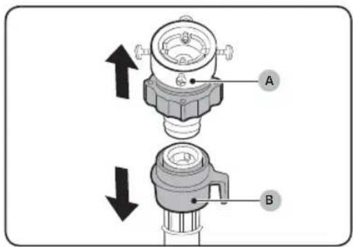 SAMSUNG WA90M5120SW - BUỐC 3 Nối ống nước - 1