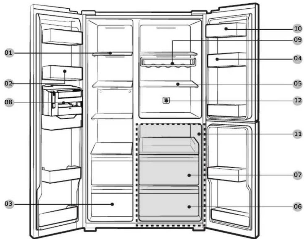 SAMSUNG RS63R5571SL - CÂN TRỌNG - 1