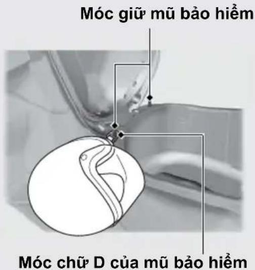 Móc giữ mũ bảo hiểm Móc chữ D của mũ bảo hiểm