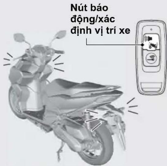 Nút báo động/xác định vị trí xe
