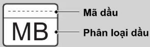 Mã dầu MB Phân loại dầu
