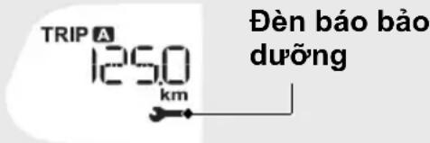 TRIP A 1250 km Đèn báo bảo dưỡng