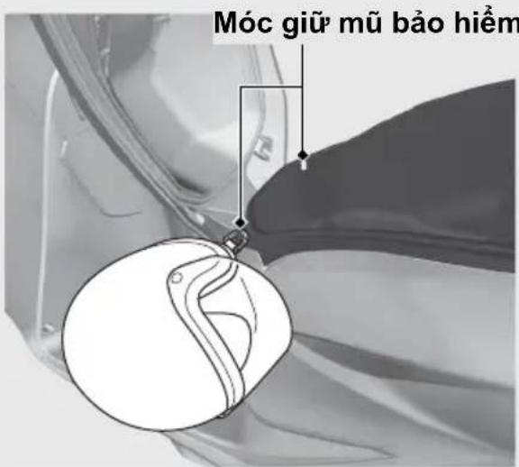 Móc giữ mũ bảo hiểm