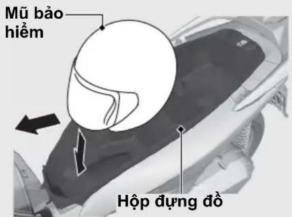 Mũ bảo hiểm Hộp dụng đồ