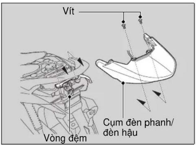 Vít Vòng dèm Cụm đèn phanh/ đèn hậu