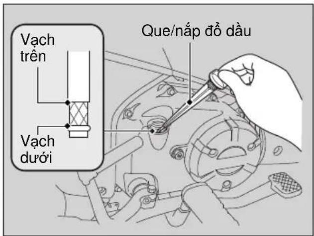 Vạch trên Vạch dưới Que/nắp đồ đầu