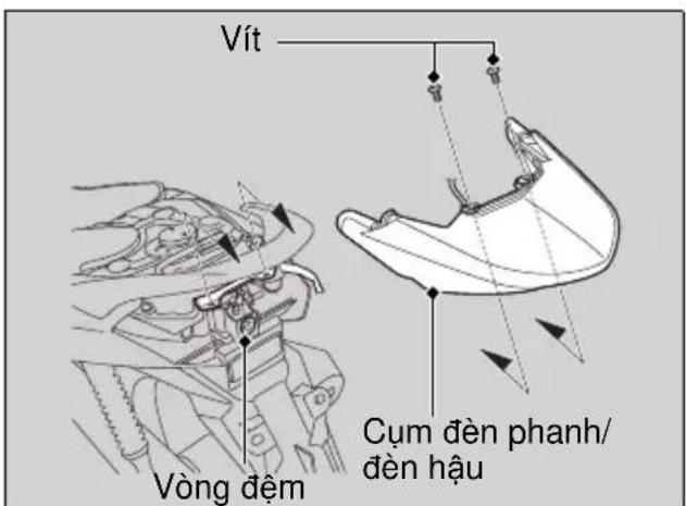 Vít Vòng đêm Cụm đèn phanh/ đèn hậu