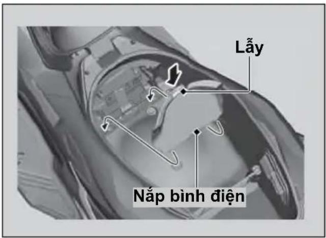 Lấy Nắp bình điện
