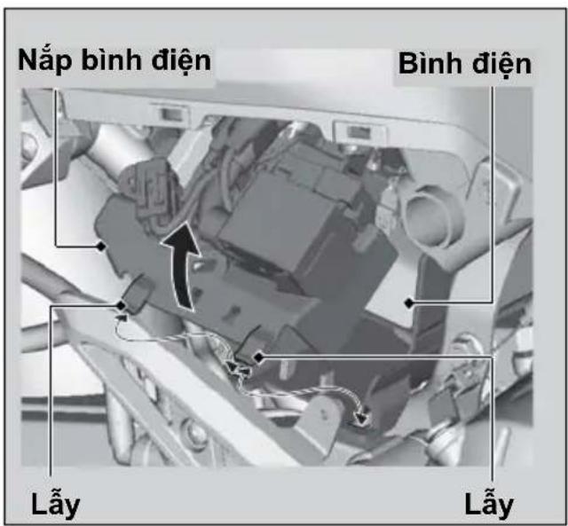Nắp bình điện Bình điện Lấy Lấy