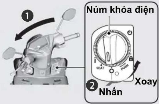 Núm khóa điện i SEAT PUM Xoay Nhân