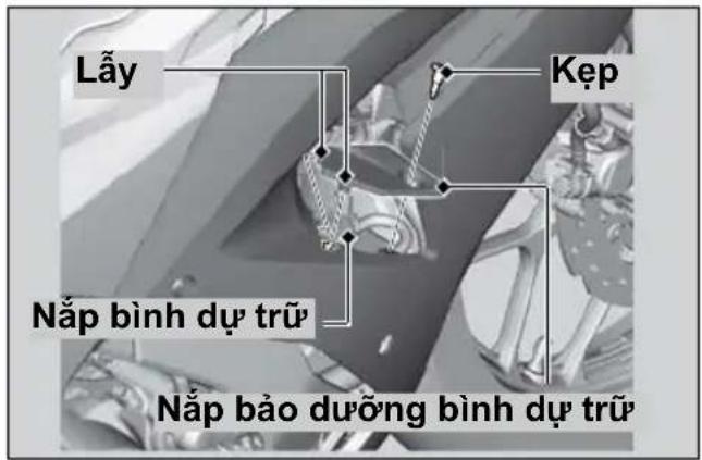 Lấy Kẹp Nắp bình dự trữ Nắp bảo dưỡng bình dự trữ
