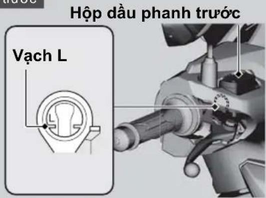 Hộp dâu phanh trước Vạch L