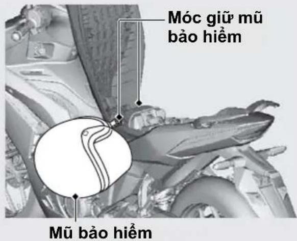 Móc giữ mũ bảo hiểm Mũ bảo hiểm