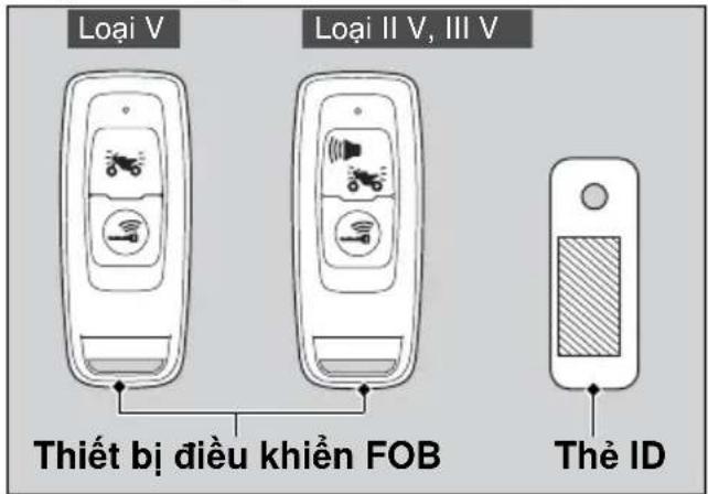 Loại V Loại II V, III V Thiết bị điều khiển FOB Thẻ ID