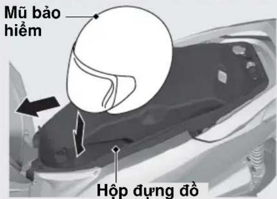 Mũ bảo hiểm Hộp dụng đồ
