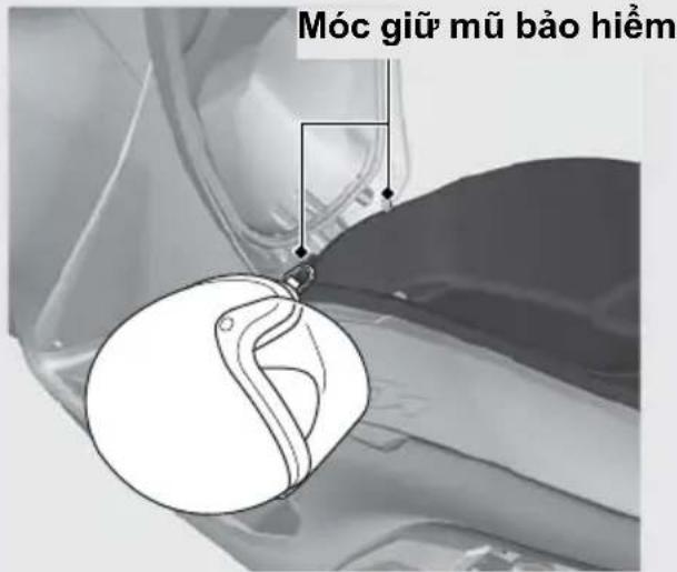 Móc giữ mũ bảo hiểm