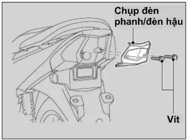Chụp đèn phanh/đèn hậu Vít