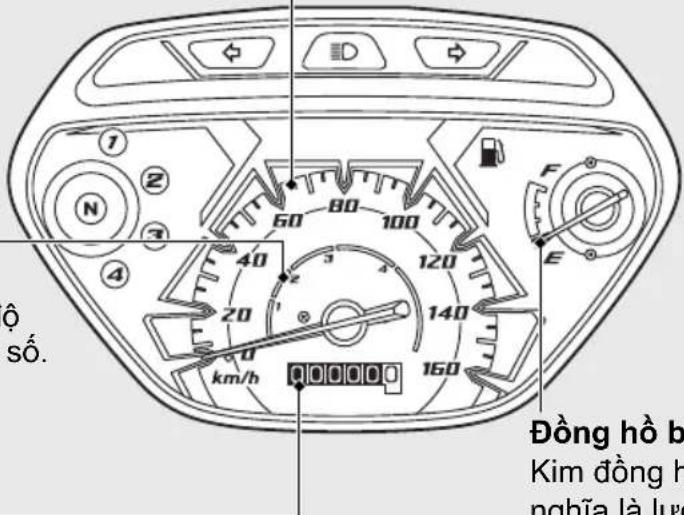Ô số. Đồng hồ b Kim đồng h nghĩa là lư